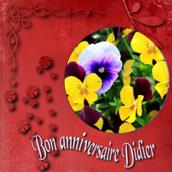 Joyeux anniversaire Didier