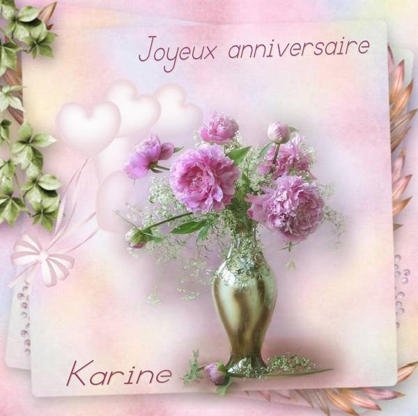 Joyeux Anniversaire Karine Forum Le Monde Du Scrap