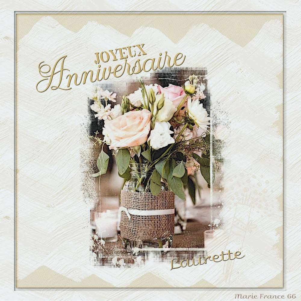 Joyeux Anniversaire Laurette