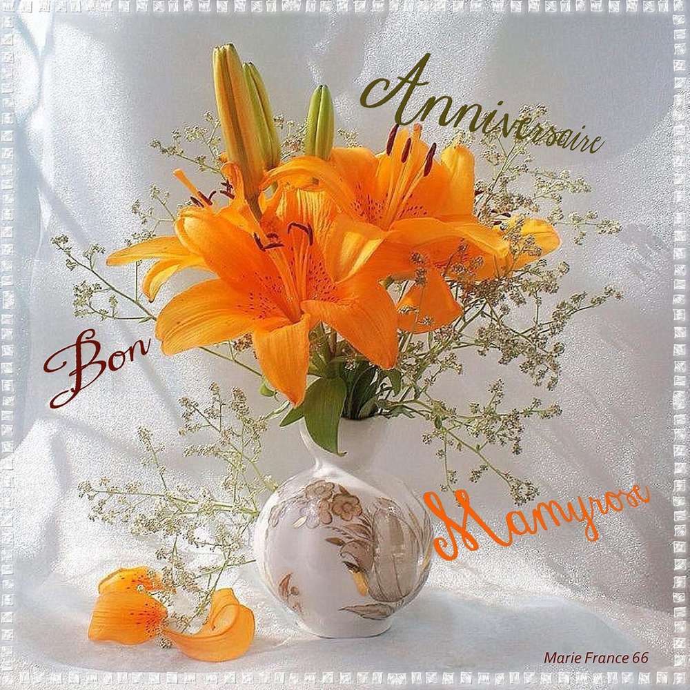 Joyeux Anniversaire Mamyrose