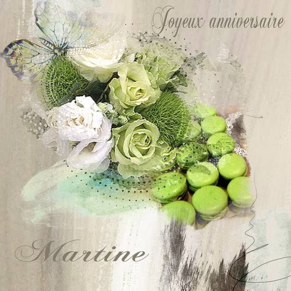 Joyeux anniversaire Martine...