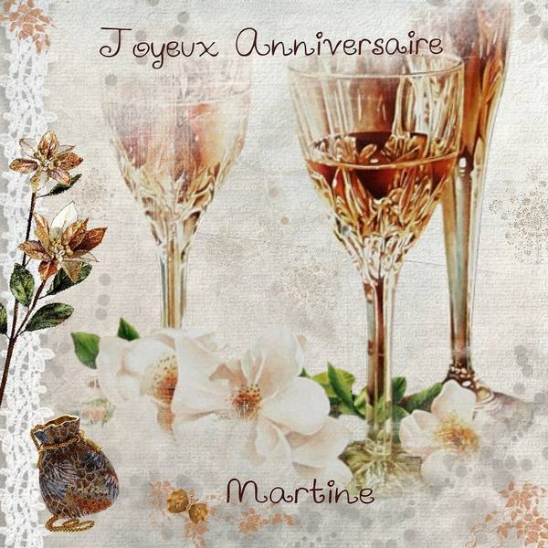 Joyeux Anniversaire Martine