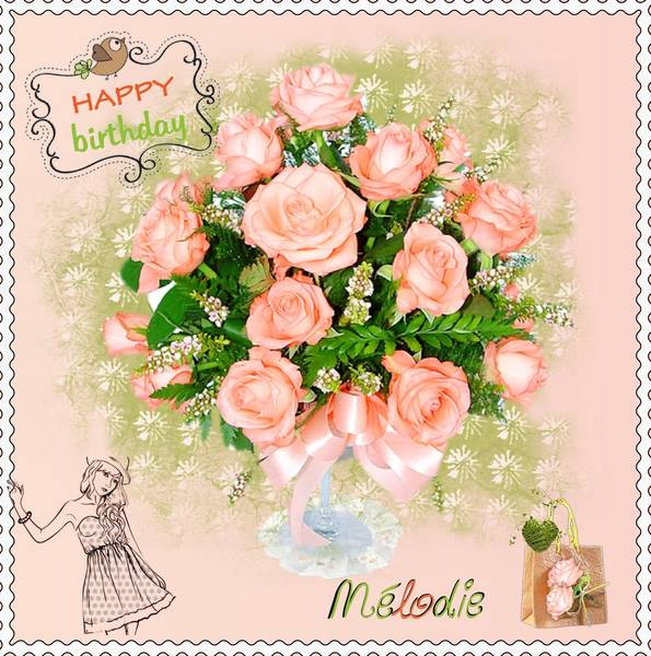 Joyeux Anniversaire MELODIE