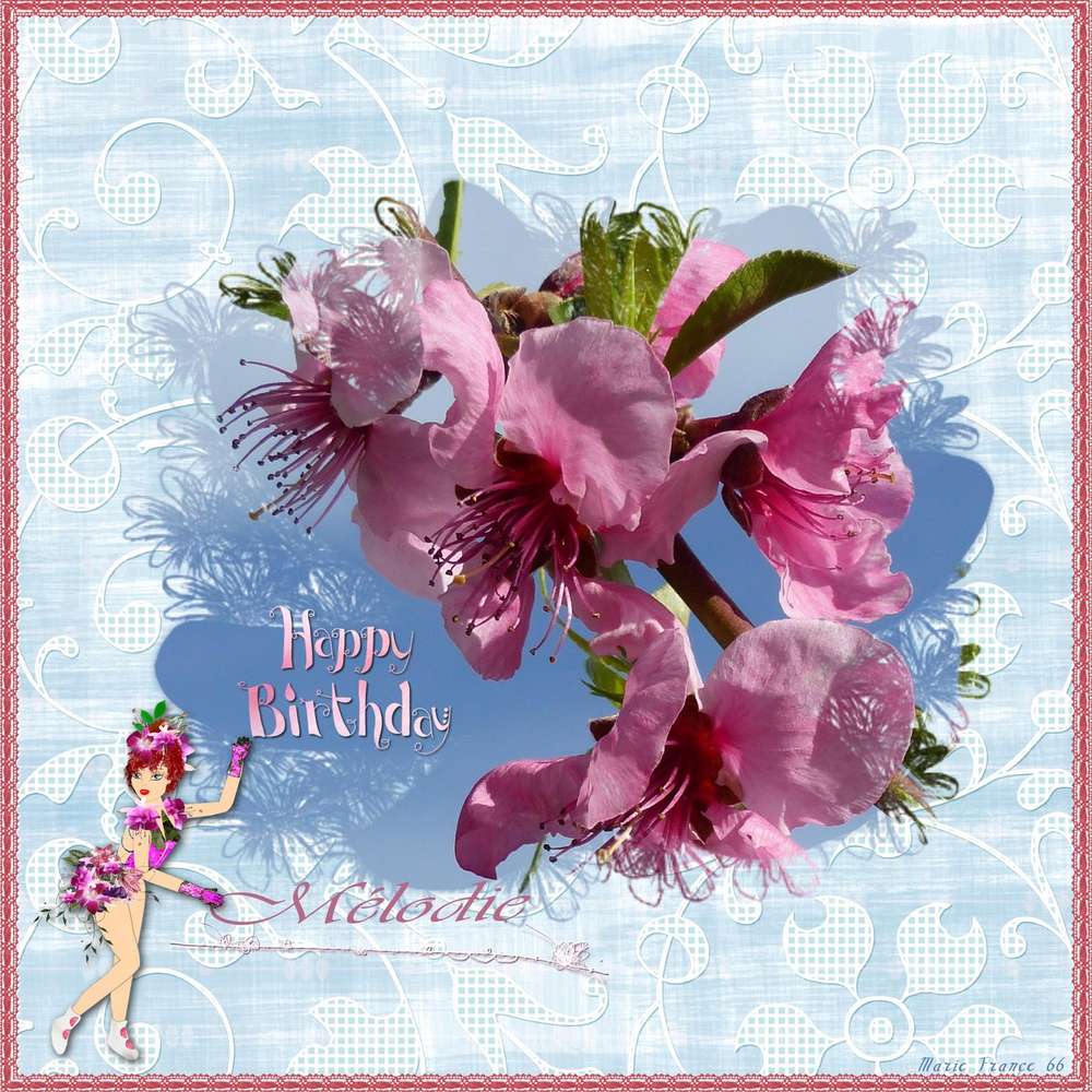 Joyeux Anniversaire MELODIE