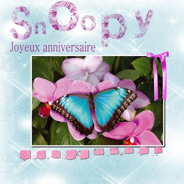 joyeux anniversaire Snoopy