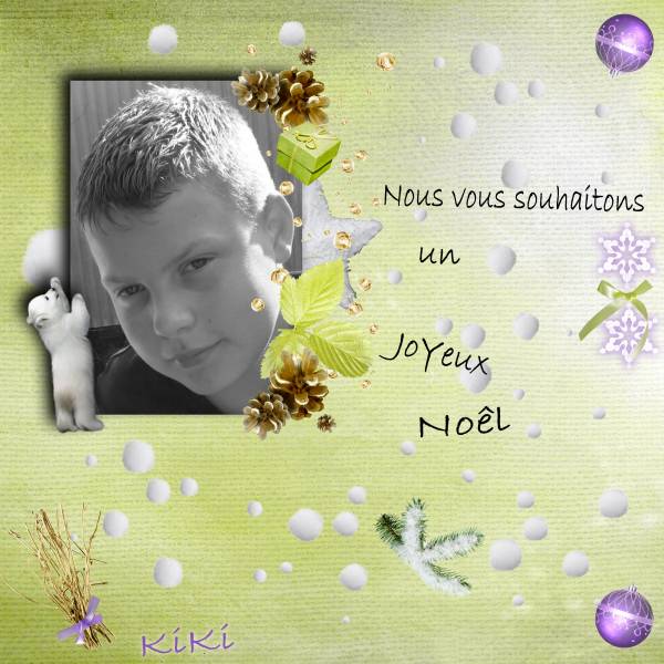 JoYeux Noel a tte l'équipe de Studio Scrap