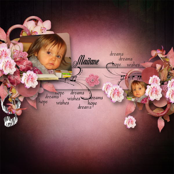 kit ballerine de kitty scrap template de saskia design