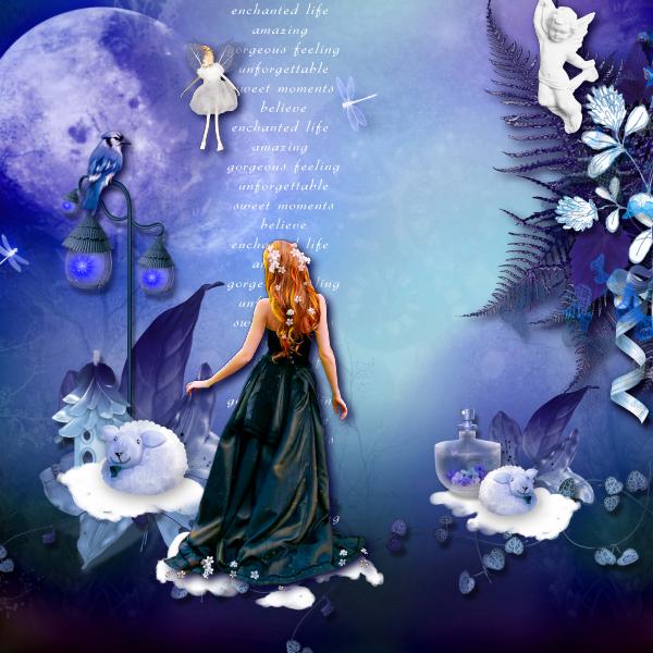 kit bleu enchanté d'aurélie