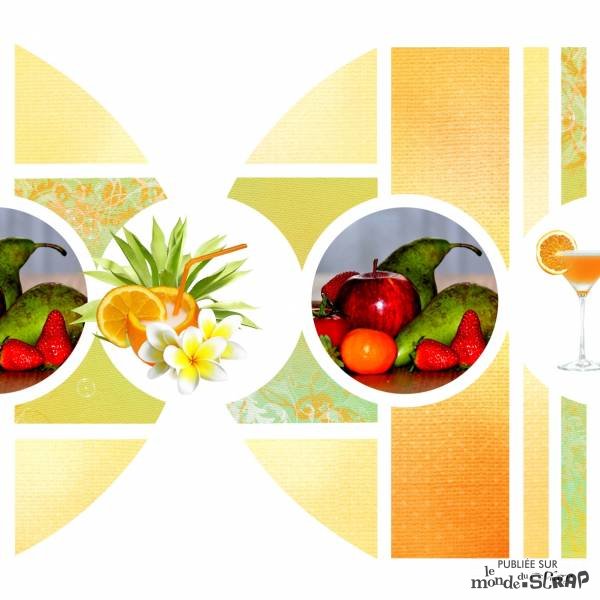 kit cocktail fruité