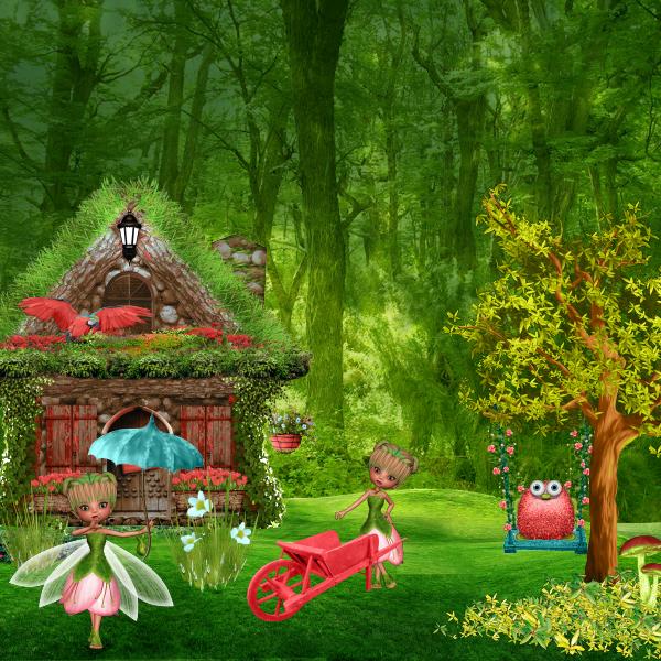 kit de Kastagnette - enchanted forest-