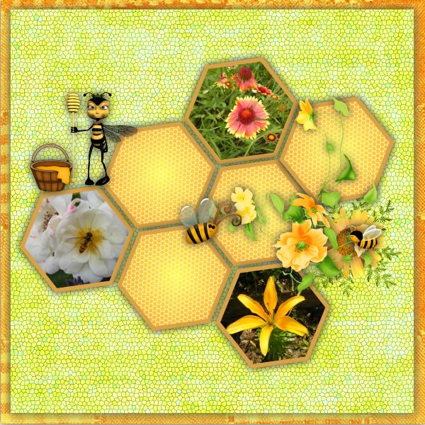 kit MIMI L'ABEILLE de Desclics et JosyCréations