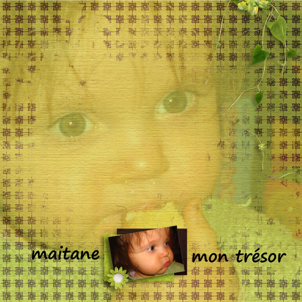 kit pistache et chocolat de M.création template very simple de Christaly