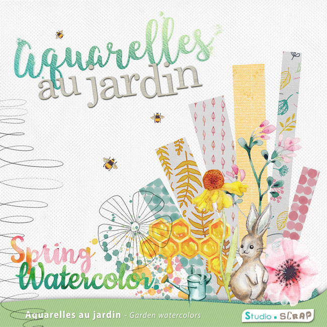 Kit "Aquarelles au jardin"