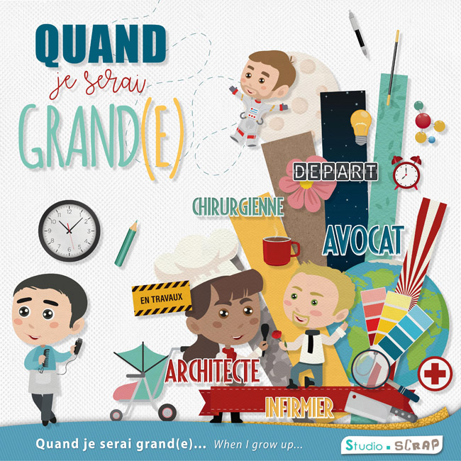 Kit "Quand je serais grand(e)"