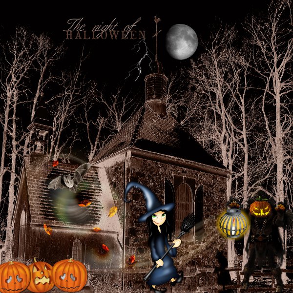 Kit Spooky night de Angelique's scrap