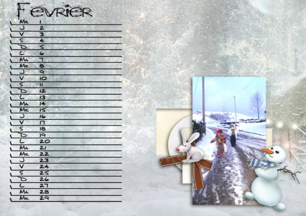 kit winter melody de sarayane template de christaly