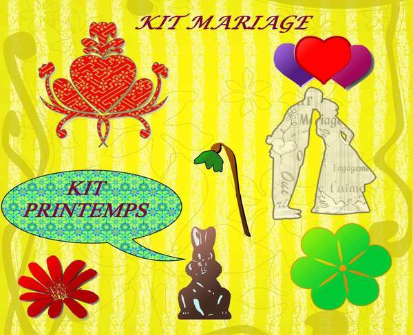 kits mariage/printemps