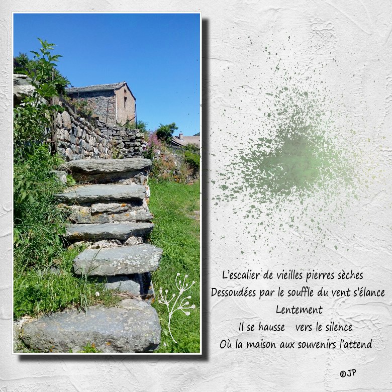 l' escalier aux pierres sèches