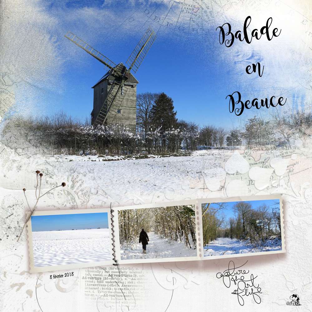 - La Beauce sous la neige -