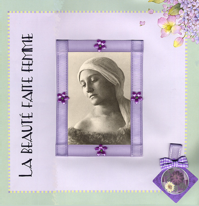La beauté faite femme (page de gauche)