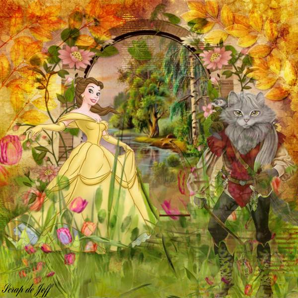 La belle et la bête.