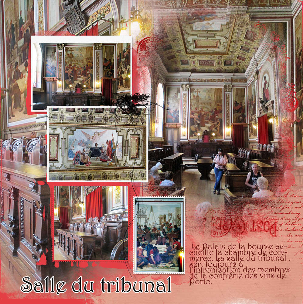 la Bourse Salle du tribunal Porto
