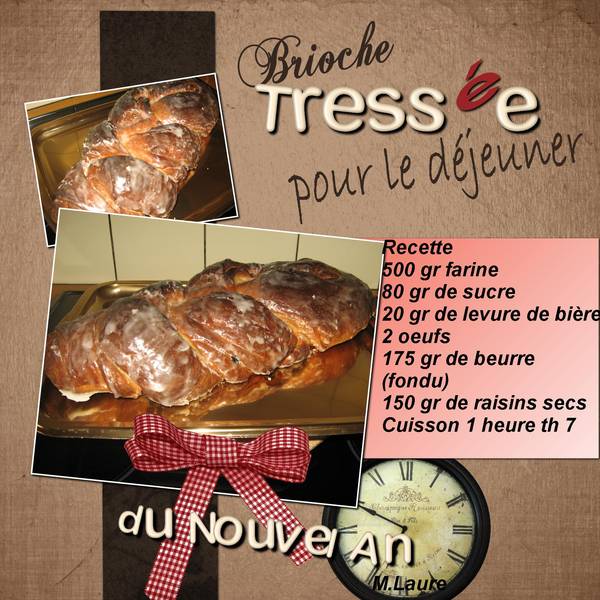 La Broche tressée du nouvel an