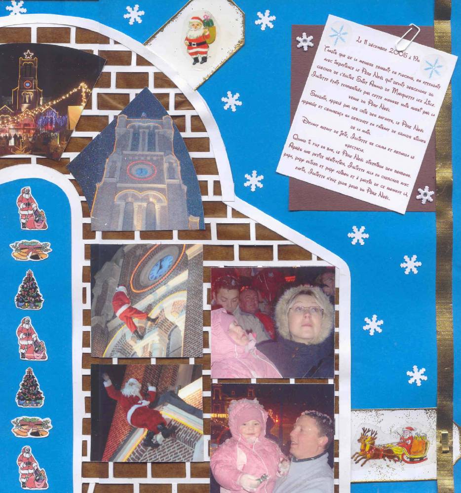 La descente du Père Noël