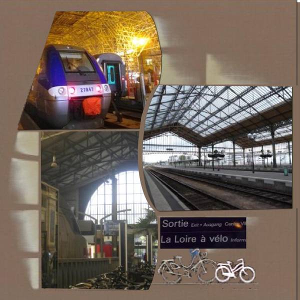 la gare de Tours - effet craie