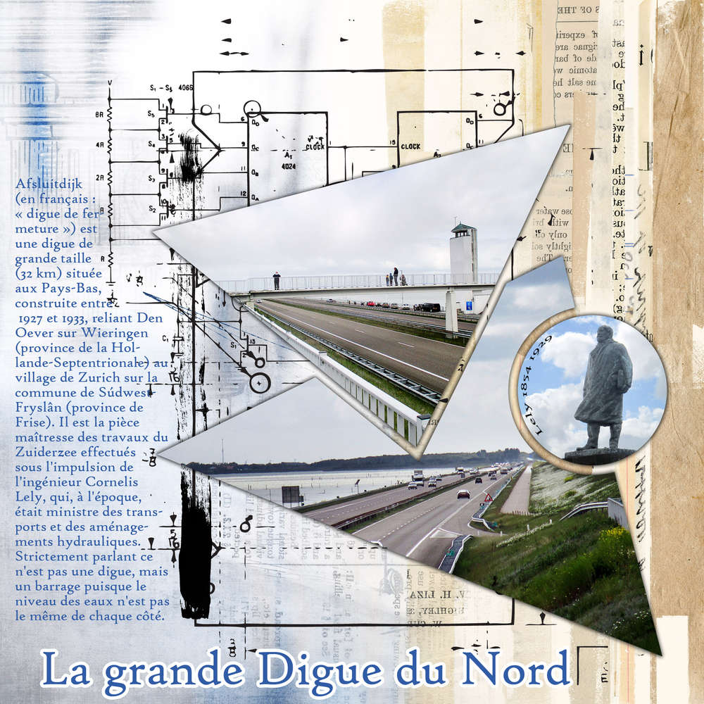 La grande digue du nord Pays Bas