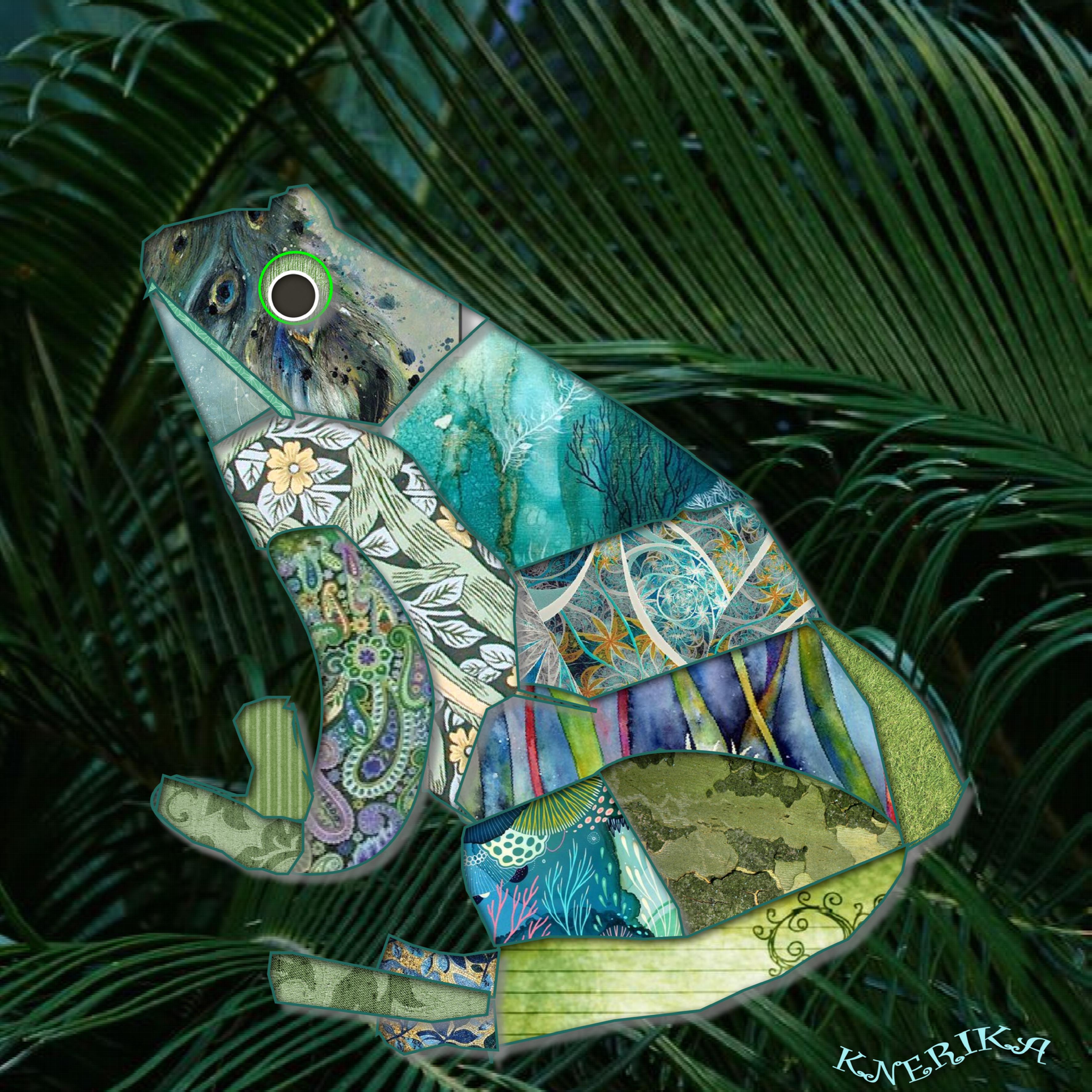 La Grenouille verte d'ANNE MARIE .jpg