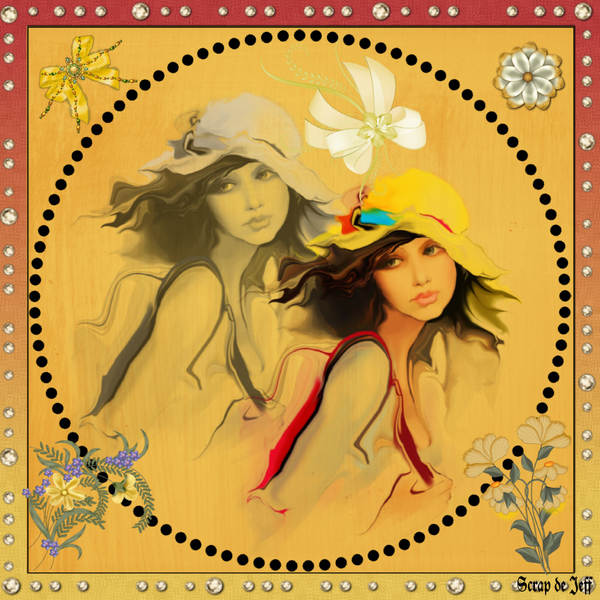 La jeune fille au chapeau.