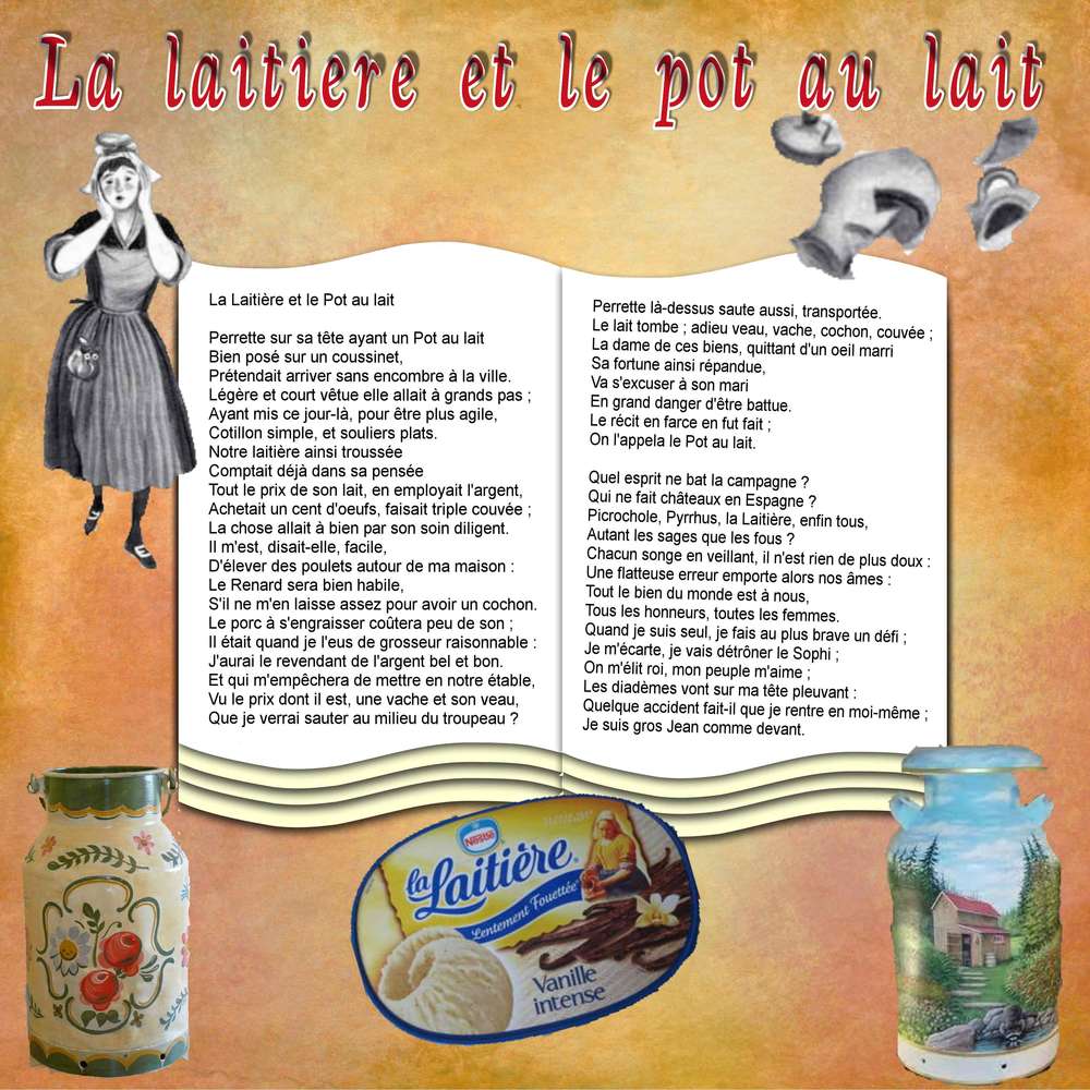 La laitière et le pot au lait