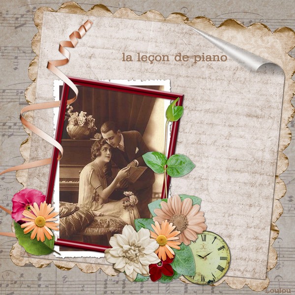 la leçon de piano