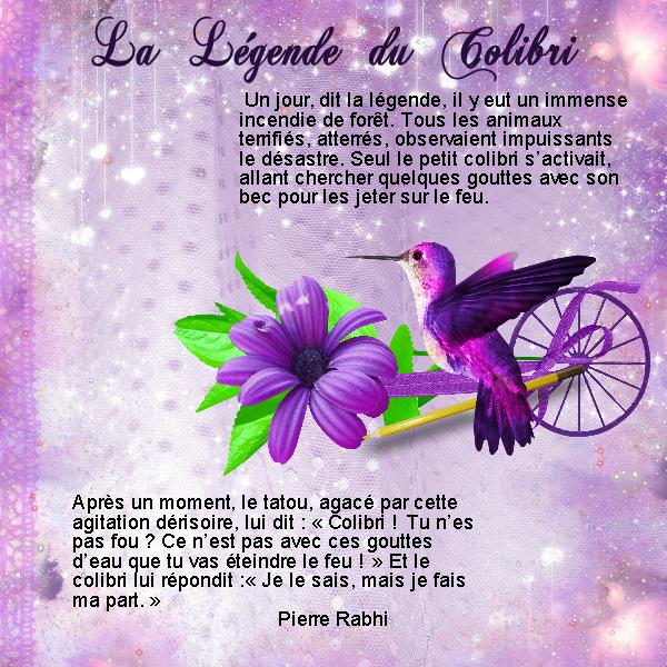 La légende du colibri