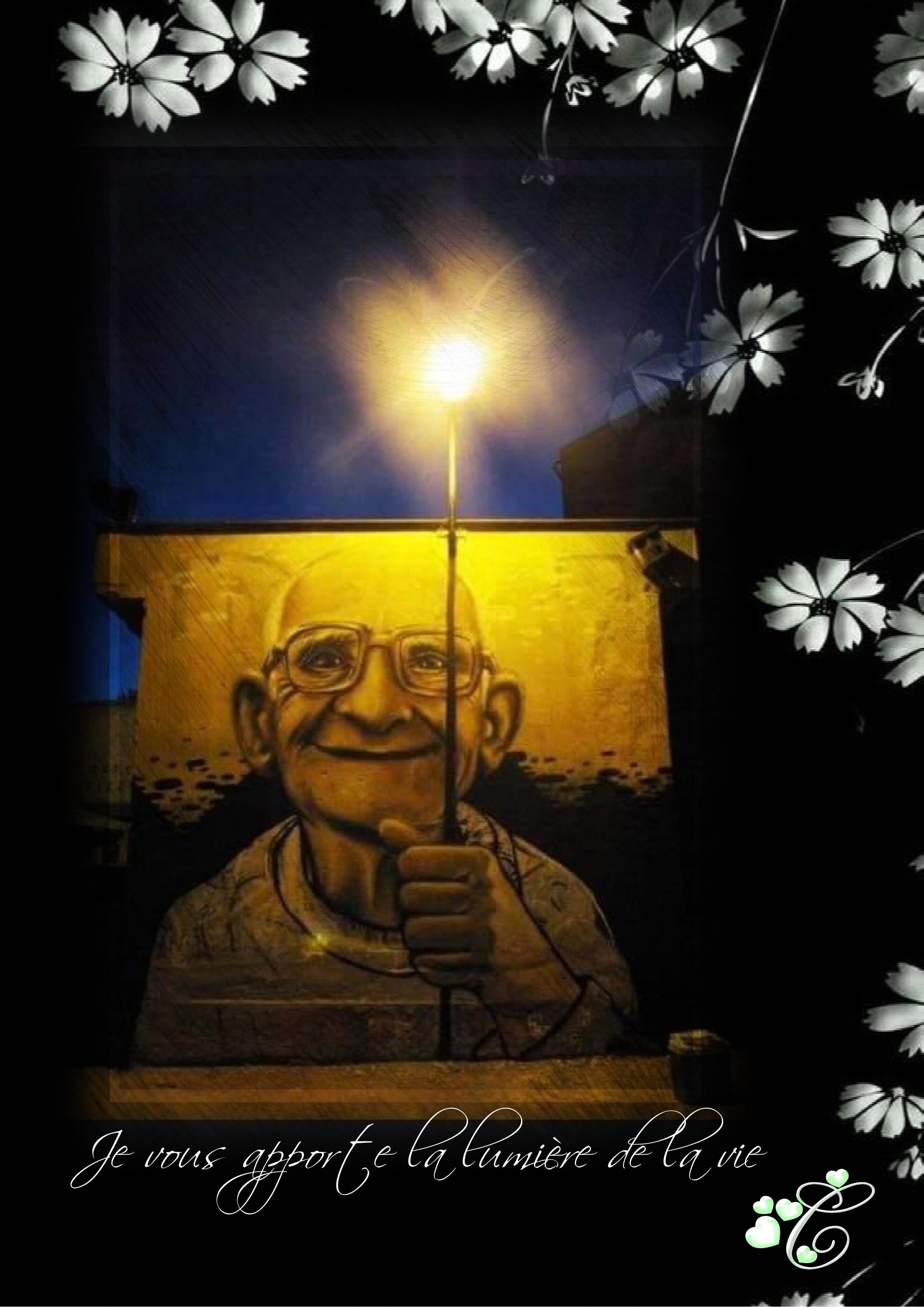 la lumière de la vie  Art de la rue  Christine