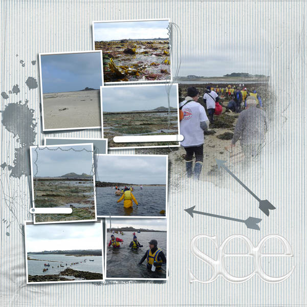 La marée &quot;du siècle&quot; à Roscoff.