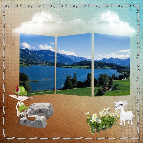 la montagne en été  (défi)