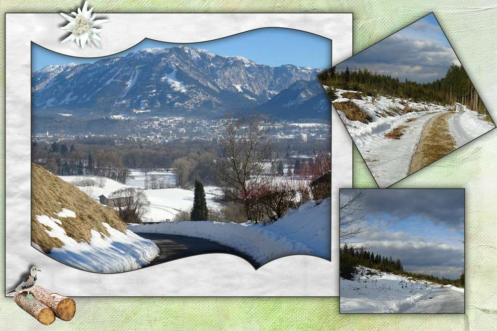 la neige en Bavière