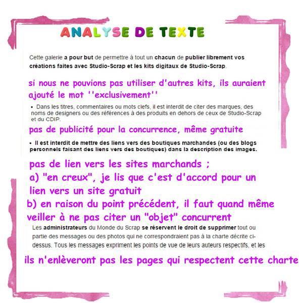 la nouvelle charte  : le débat est ouvert !