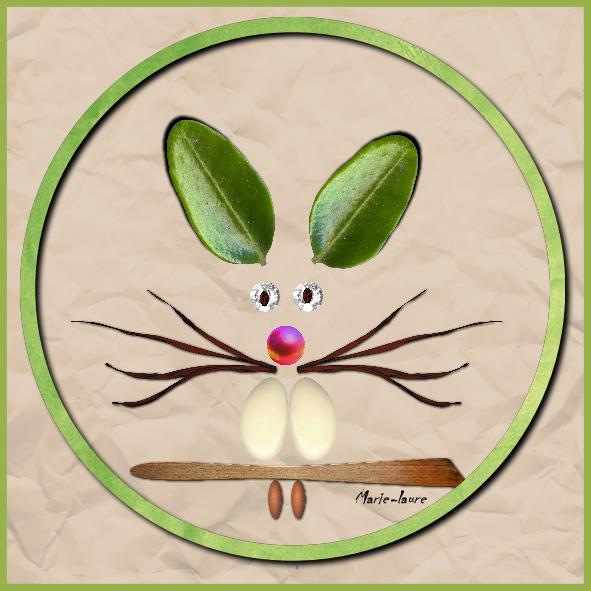 La petite bête ...tout en éléments scrap ...