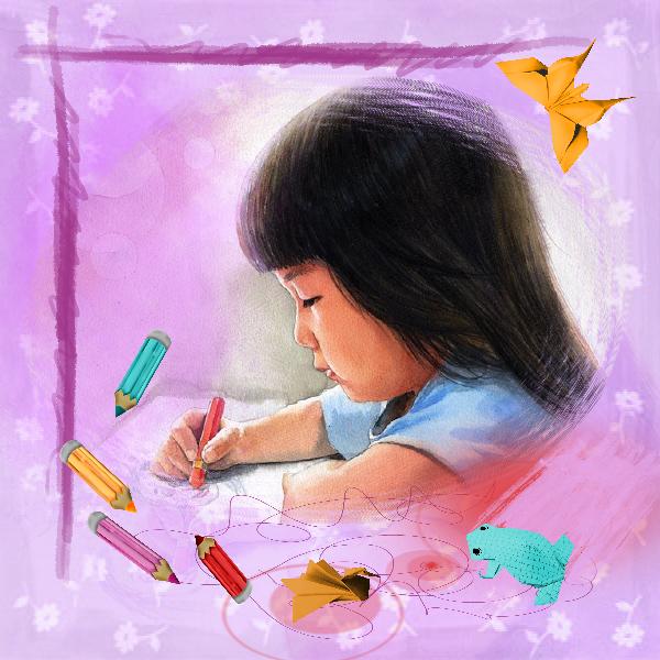 La petite dessinatrice