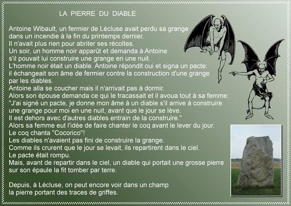 LA PIERRE DU DIABLE