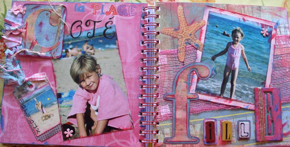 la plage coté fille1