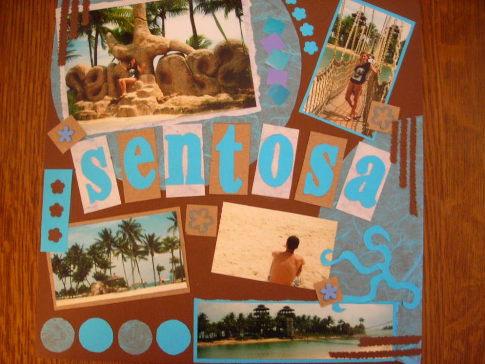 La presqu'ile artificielle de sentosa à Singapour