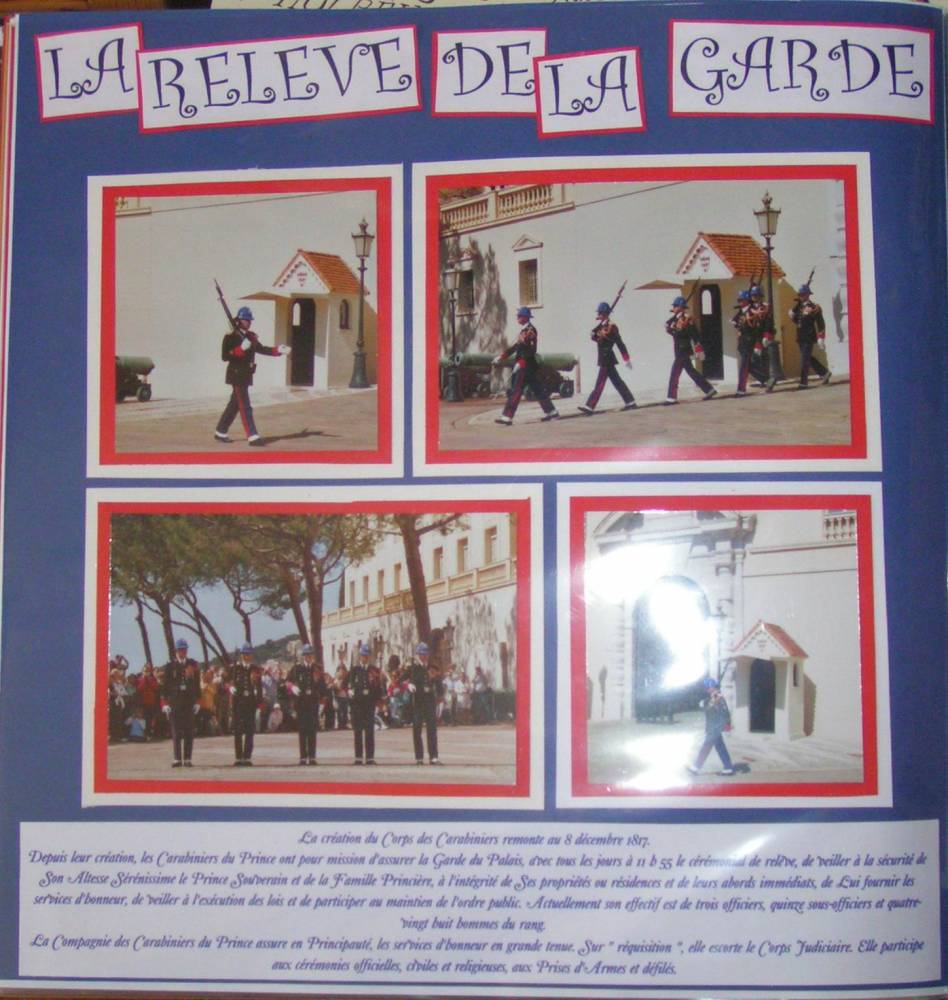 la relève de la garde (gauche)