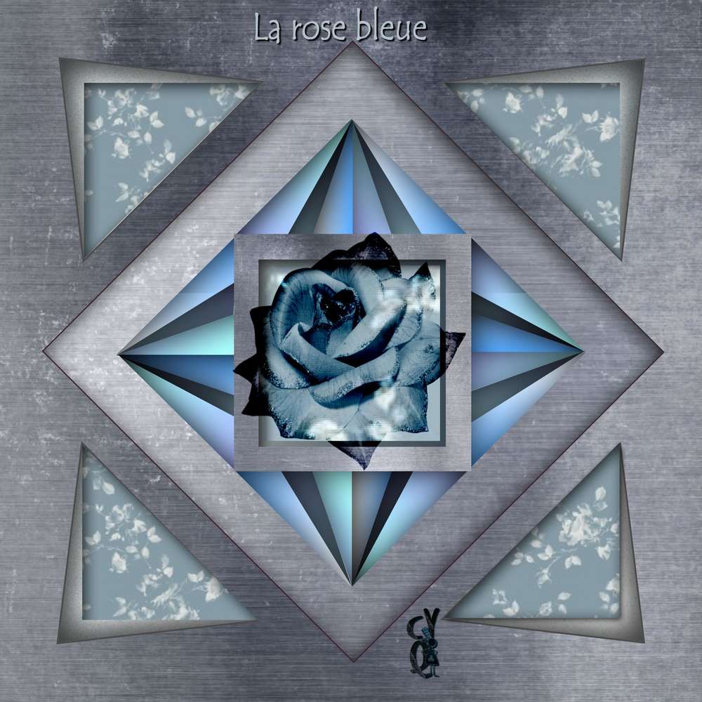 La rose bleue