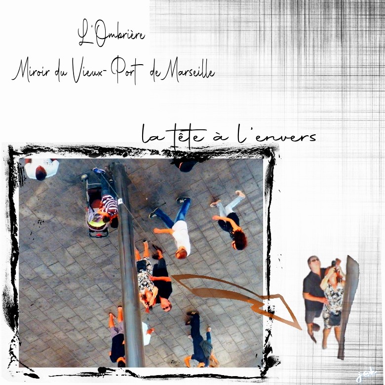 la tête  à l envers photo insolite