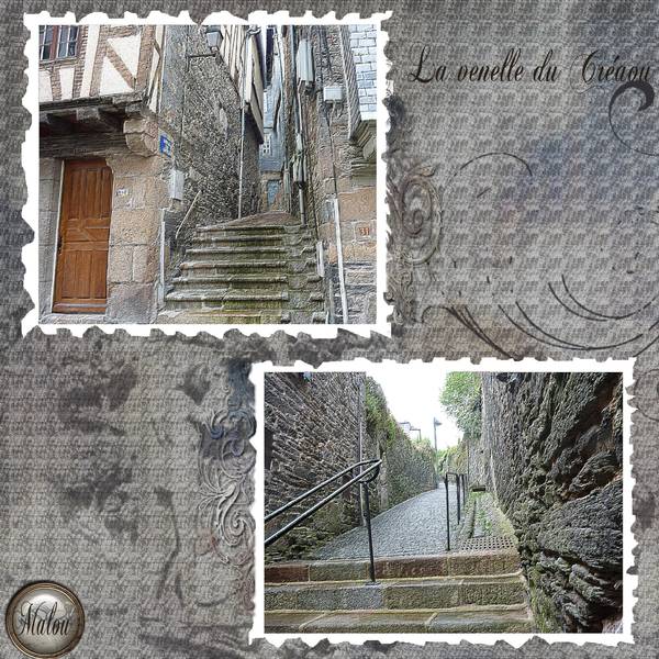 La venelle du Créou à Morlaix