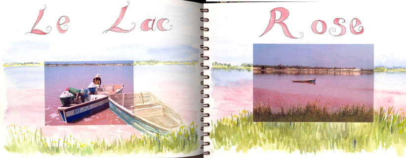 lac rose sénégal